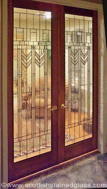 Interior doors stained glass 22